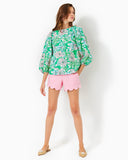 BARBARA 3/4 SLEEVE COTTON TOP-Lilly Pulitzer