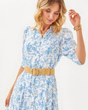 Arta Belt, Gold Metallic-Lilly Pulitzer