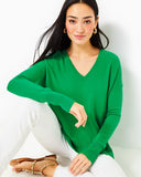 Bedford Cashmere Sweater, Kelly Green-Lilly Pulitzer