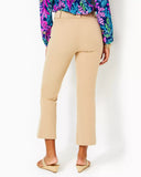 Parrish Bi-Stretch Crop Flare Pant - Evening Sand-Lilly Pulitzer