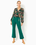 Parrish Bi-stretch crop - Villa Green-Lilly Pulitzer