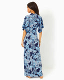 Wisteria V-Neck Maxi Dress-Lilly Pulitzer