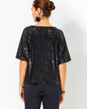 Cressida Knit Top, Noir