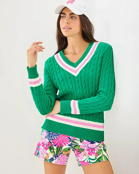 Brockton Sweater - Kitts Green X Pink Bliss