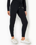 UPF 50+ Luxletic 28" Island Mid-Rise Jogger, Noir-Lilly Pulitzer