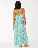 Amalfi Silk Maxi Dress, Salt Pond Blue-Lilly Pulitzer