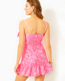 Sutton Skirted Romper, Roxie Pink-Lilly Pulitzer