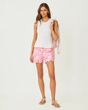 Buttercup Stretch Short, Lil Rosanna Confetti PInk-Lilly Pulitzer