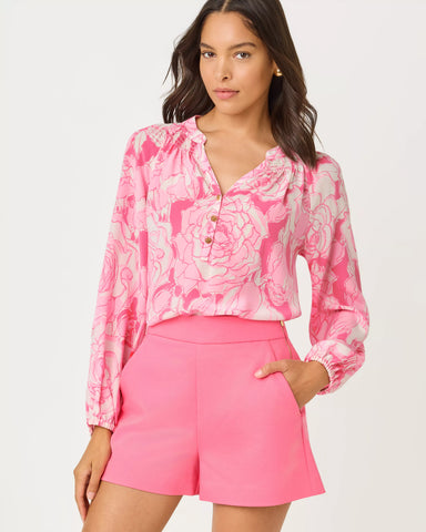 Sarissa stretch Short, Confetti Pink-Lilly Pulitzer
