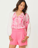 Sarissa stretch Short, Confetti Pink-Lilly Pulitzer