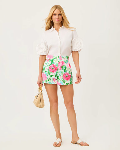 SARISSA STRETCH SHORT, Multi Poppy Party-Lilly Pulitzer