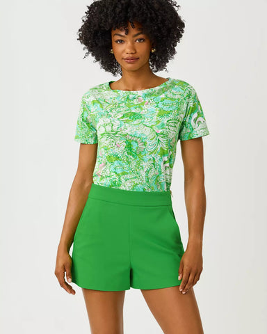 Sarissa Stretch Short, Terrace Green-Lilly Pulitzer