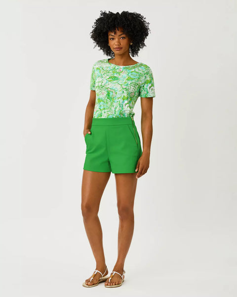 Sarissa Stretch Short, Terrace Green-Lilly Pulitzer