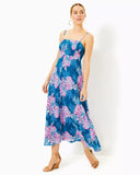 Jorgian Linen Midi Dress - For the Fans Multi-Lilly Pulitzer