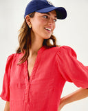 Mialeigh Linen Dress, Cane Coral-Lilly Pulitzer