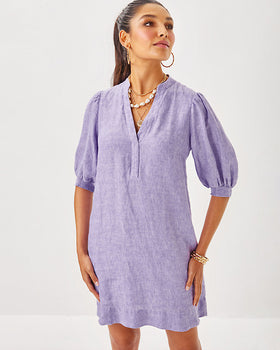 Mialeigh Linen Dress-Lilly Pulitzer