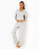 Alwyn UPF 50+ Pant, Heathered Pebble Beach-Lilly Pulitzer