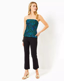 Camio Strapless Brocade, Deep Lagoon Berry Wild Metallic Brogade-Lilly Pulitzer