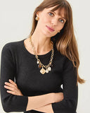 Esli Sweater, Black Metallic-Lilly Pulitzer