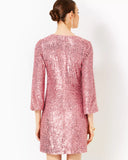 Estrella Sequin Dress, Conch Shell Pink-Lilly Pulitzer