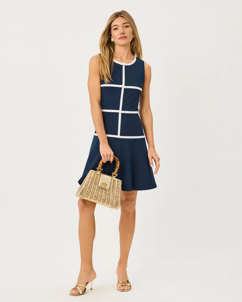 Clancie DRess, Low Tide Navy-Lilly Pulitzer