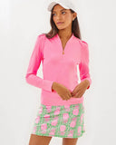 Sania Half Zip UF 50+, Rousseau Pink-Lilly Pulitzer