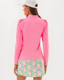 Sania Half Zip UF 50+, Rousseau Pink-Lilly Pulitzer