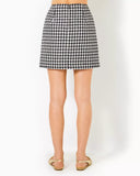 Kels Mini Skirt, Noir Houndstooth Sequin Boucle-Lilly Pulitzer