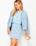 Kavita Boucle Jacket, Bonair Blue-Lilly Pulitzer