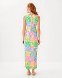 Sarabeth Maxi Shift Dress, Multi Bright Delight Patch-Lilly Pulitzer