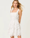 Cindy Skirted Romper, Resort White-Lilly Pulitzer