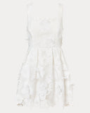Cindy Skirted Romper, Resort White-Lilly Pulitzer