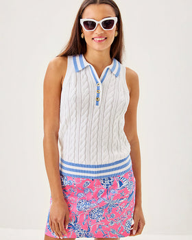 Suzette Polo Sweater Tank-Lilly Pulitzer