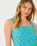Tamala Dress, Turquoise Tide