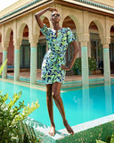 Olivine Short Dress, Sapphire Pool Tropical Tango-Lilly Pulitzer