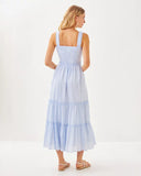 Hadly Smocked Maxi Dress, Jacaranda Blue-Lilly Pulitzer