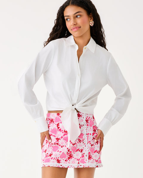 MICHELINA MINI SKORT, COCONUT-Lilly Pulitzer