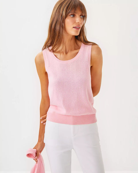 Amalia Sweater Tank, Pink Muse-Lilly Pulitzer