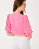 Ronson Knit Top, Confetti Pink-Lilly Pulitzer