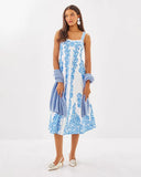 Maella Midi Dress, Resort White-Lilly Pulitzer