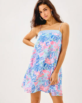 Jesslyn Silk Dress-Lilly Pulitzer
