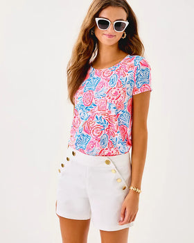 Eliska Stretch Short, Resort White-Lilly Pulitzer