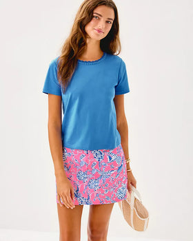 Colette Mini Skort, Barefoot Beachcombers, Rousseau Pink-Lilly Pulitzer