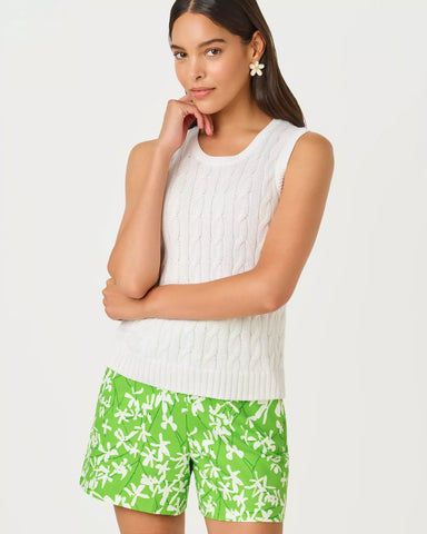 Sarissa stretch Short- Crocodile Green Liza-Lilly Pulitzer