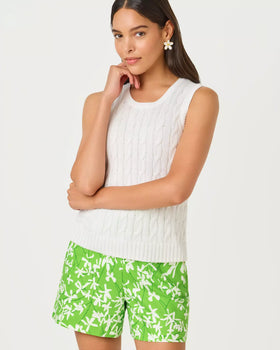 Sarissa stretch Short- Crocodile Green Liza-Lilly Pulitzer