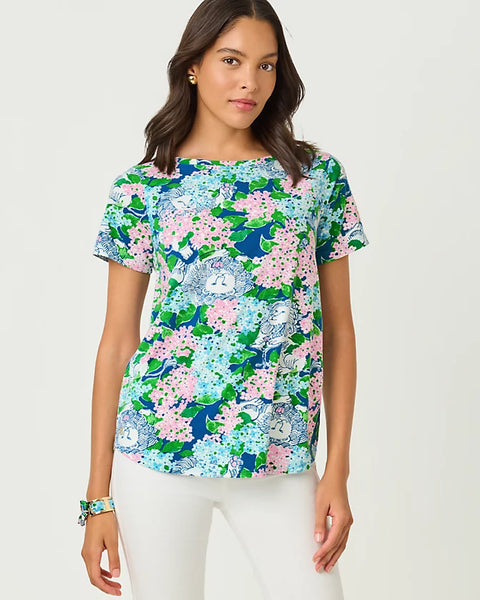Key West Top, Starlight Navy Lydia the Lion-Lilly Pulitzer