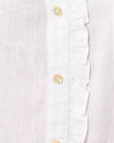 Carden Ruffle Top, Resort White-Lilly Pulitzer