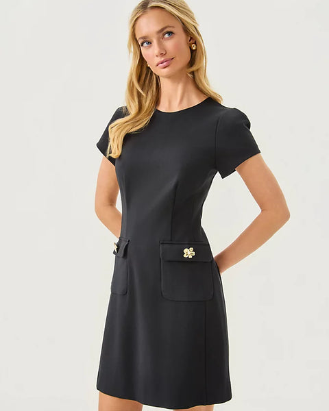 Fallon Dress, Noir-Lilly Pulitzer