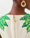Devyn Stretch Shift Dress- Kitts Green Shady Babe Engineered Woven Dress-Lilly Pulitzer