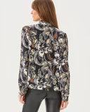 Elanor Silk Top, Onyx Irisistable-Lilly Pulitzer